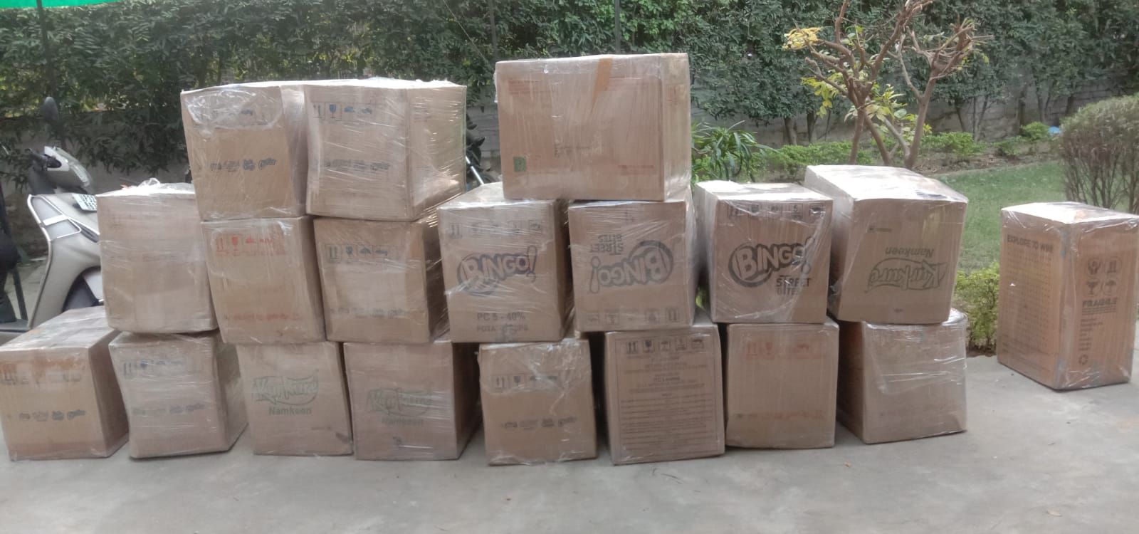 Careful loading of items